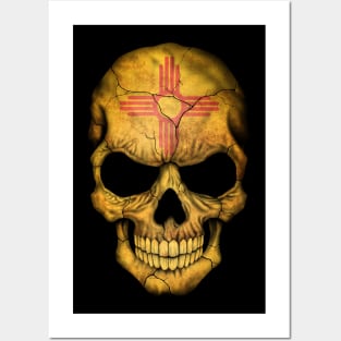 New Mexico Flag Skull Posters and Art